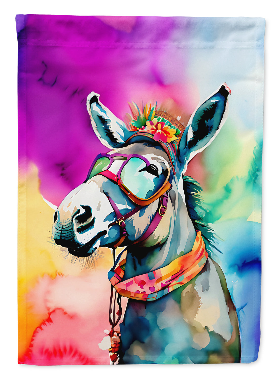 Buy this Hippie Animal Donkey House Flag