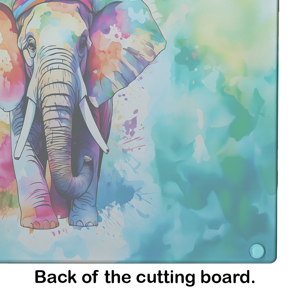 Hippie Animal Elephant Glass Cutting Board