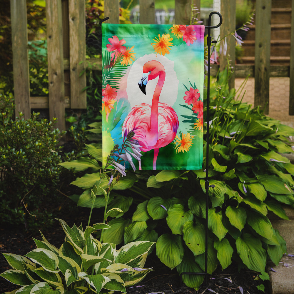 Hippie Animal Flamingo Garden Flag