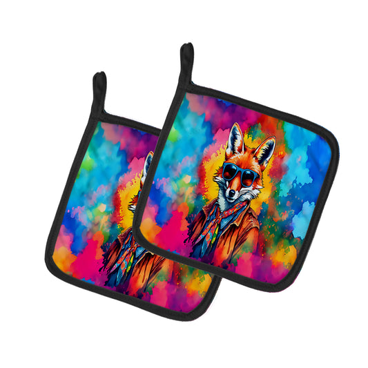 Buy this Hippie Animal Fox Pair of Pot Holders