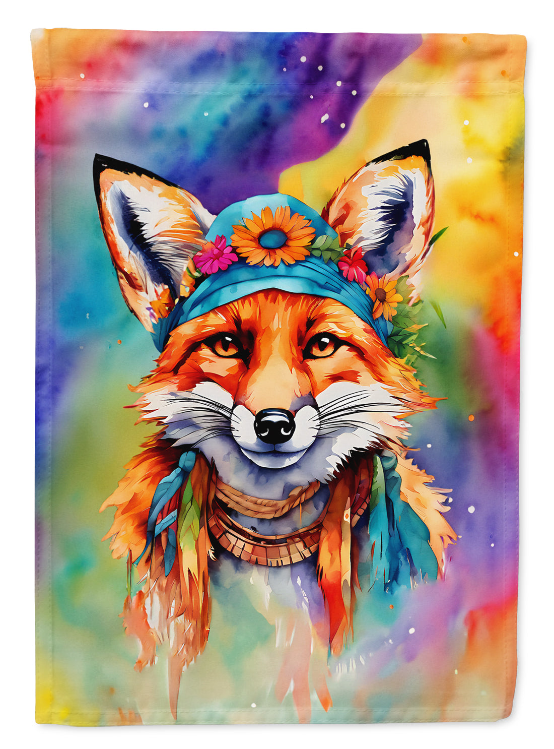 Buy this Hippie Animal Fox Garden Flag