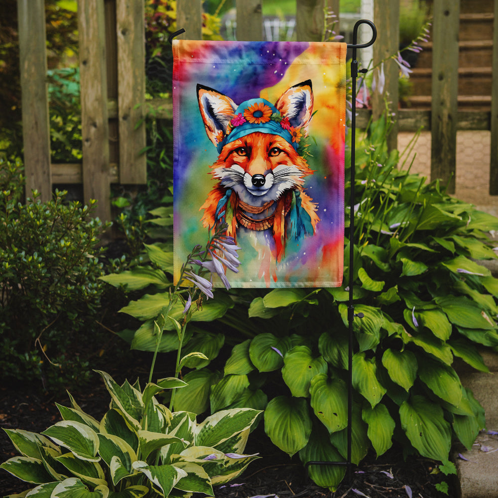 Hippie Animal Fox Garden Flag