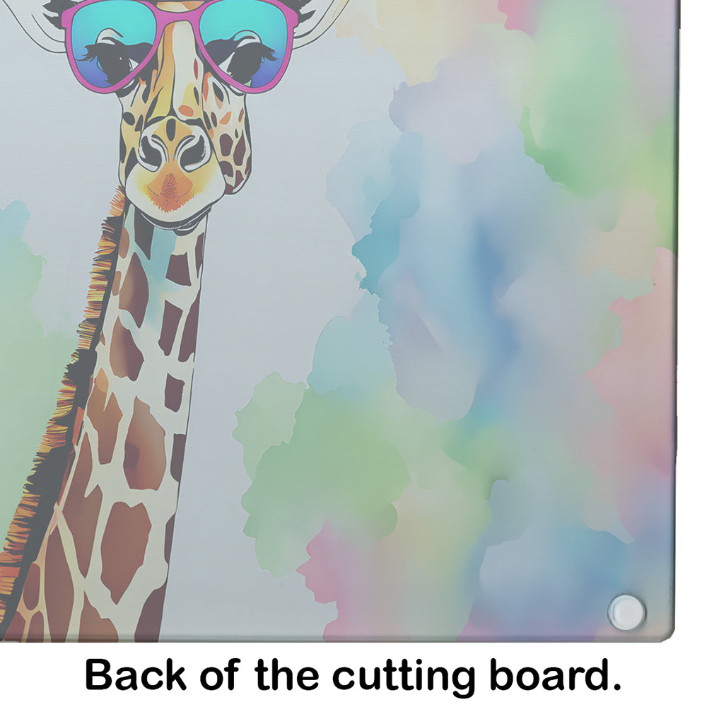 Hippie Animal Giraffe Glass Cutting Board