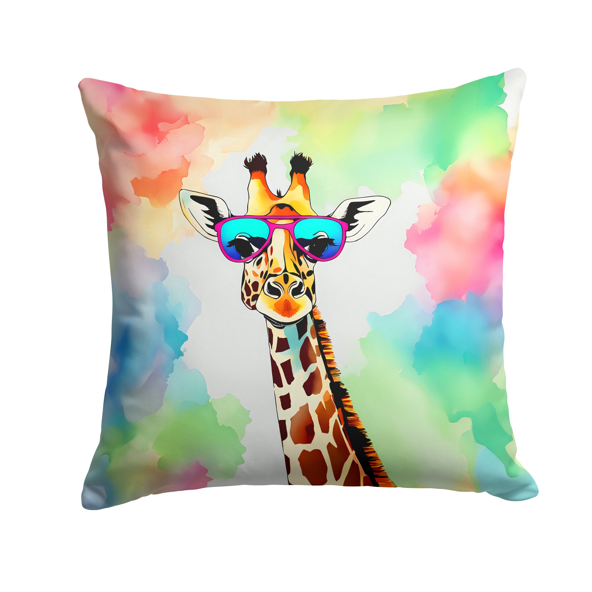 Buy this Hippie Animal Giraffe Throw Pillow