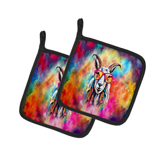 Buy this Hippie Animal Goat Pair of Pot Holders