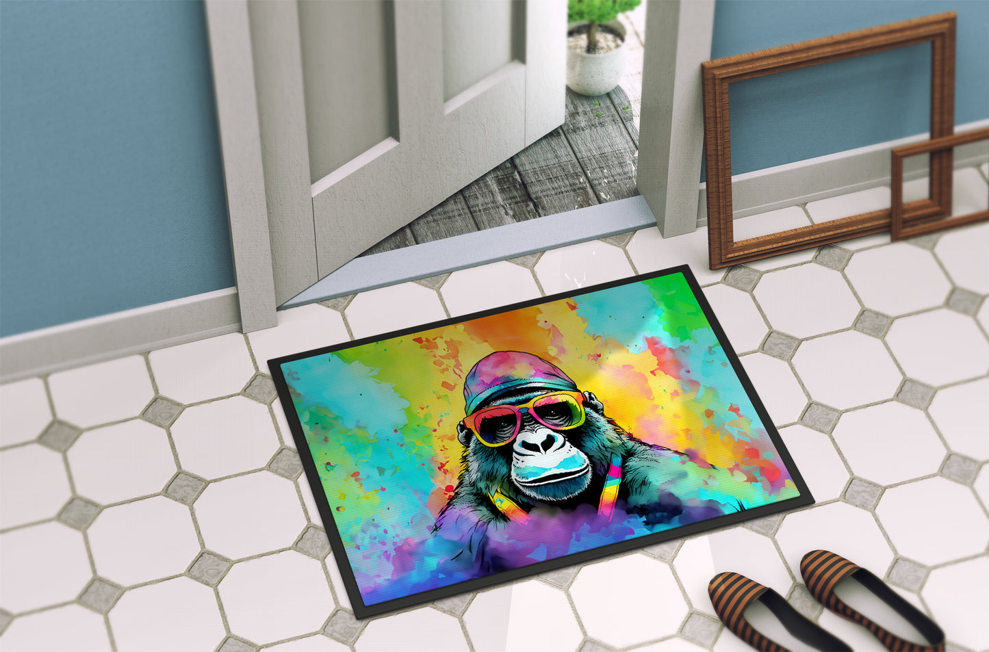 Hippie Animal Gorilla Doormat