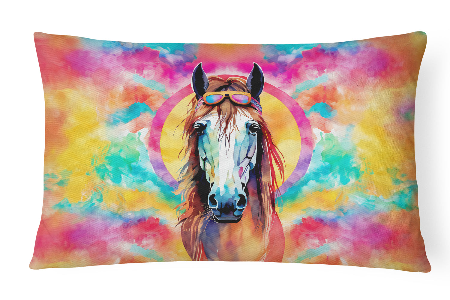 Buy this Hippie Animal Horse Throw Pillow