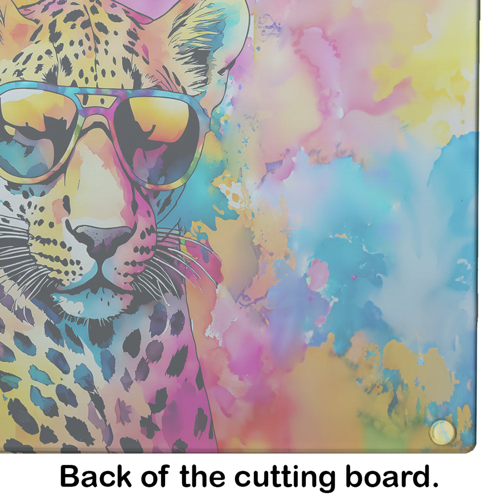 Hippie Animal Leopard Glass Cutting Board