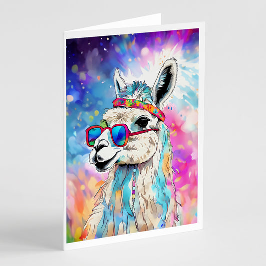 Buy this Hippie Animal Llama Greeting Cards Pack of 8