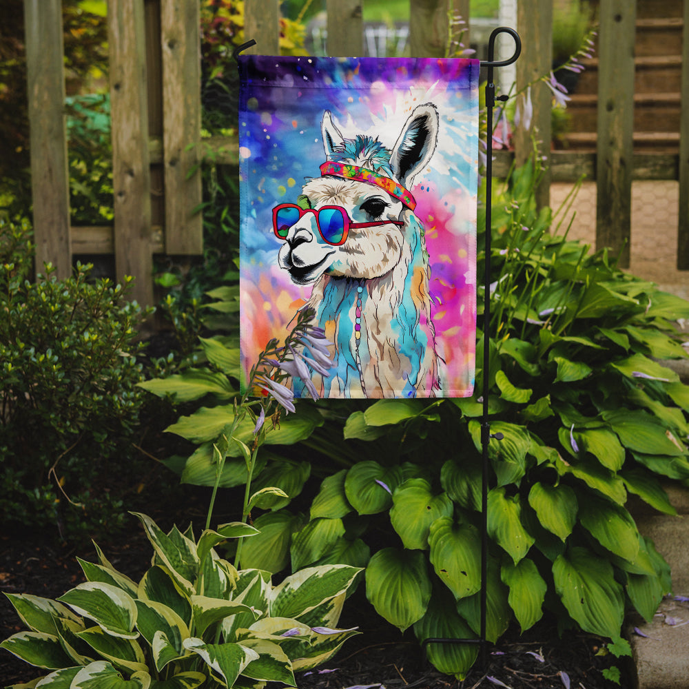 Hippie Animal Llama Garden Flag