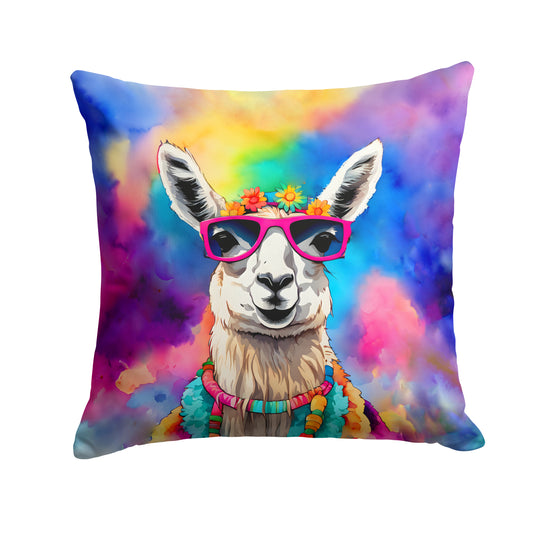 Buy this Hippie Animal Llama Throw Pillow