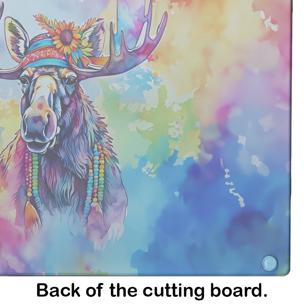 Hippie Animal Moose Glass Cutting Board