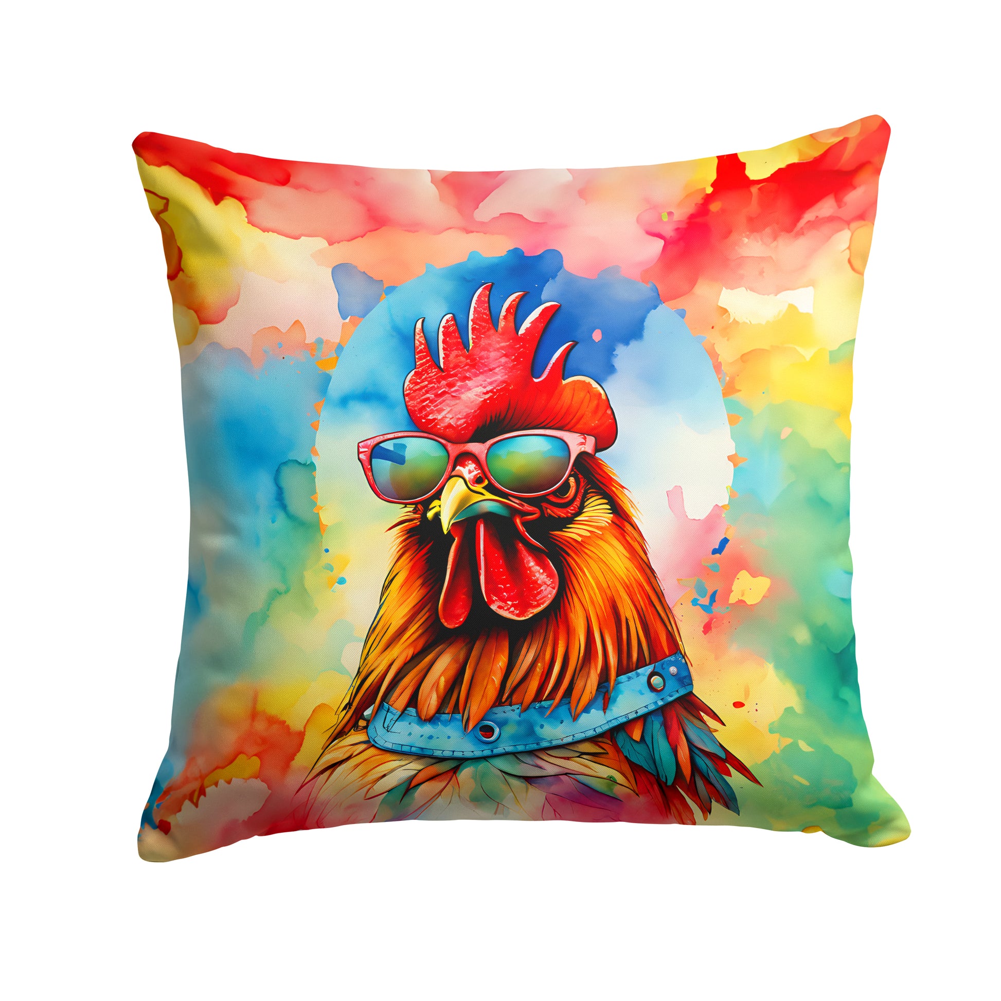 Buy this Hippie Animal Red Rooster Throw Pillow