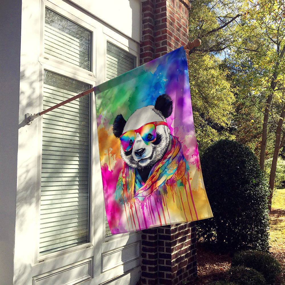 Hippie Animal Panda House Flag