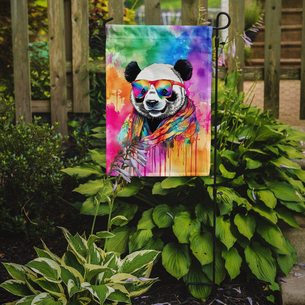 Hippie Animal Panda Garden Flag