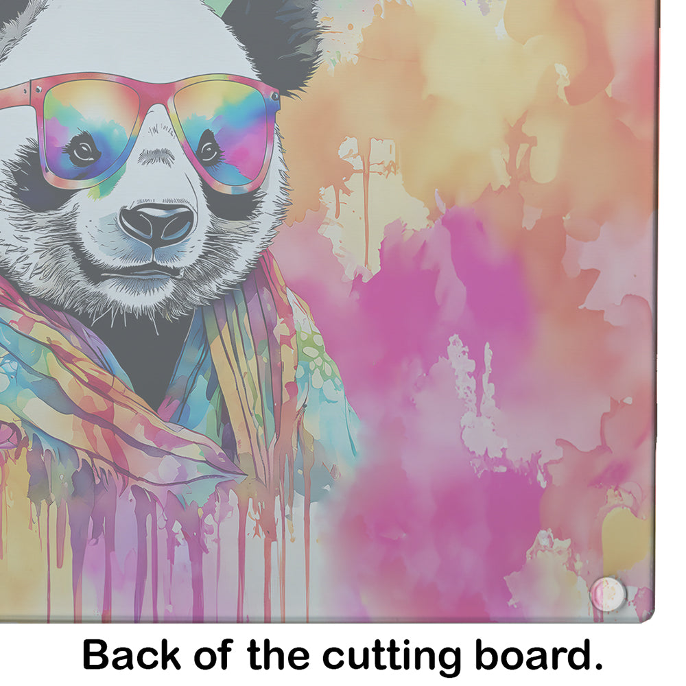 Hippie Animal Panda Glass Cutting Board