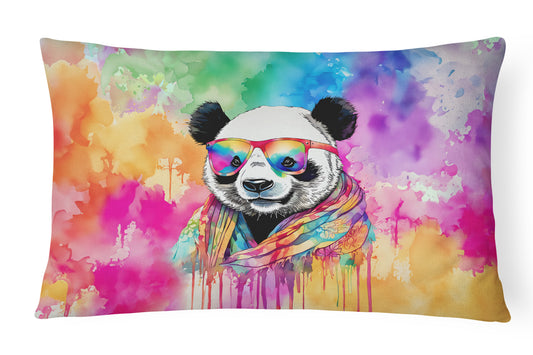 Buy this Hippie Animal Panda Throw Pillow