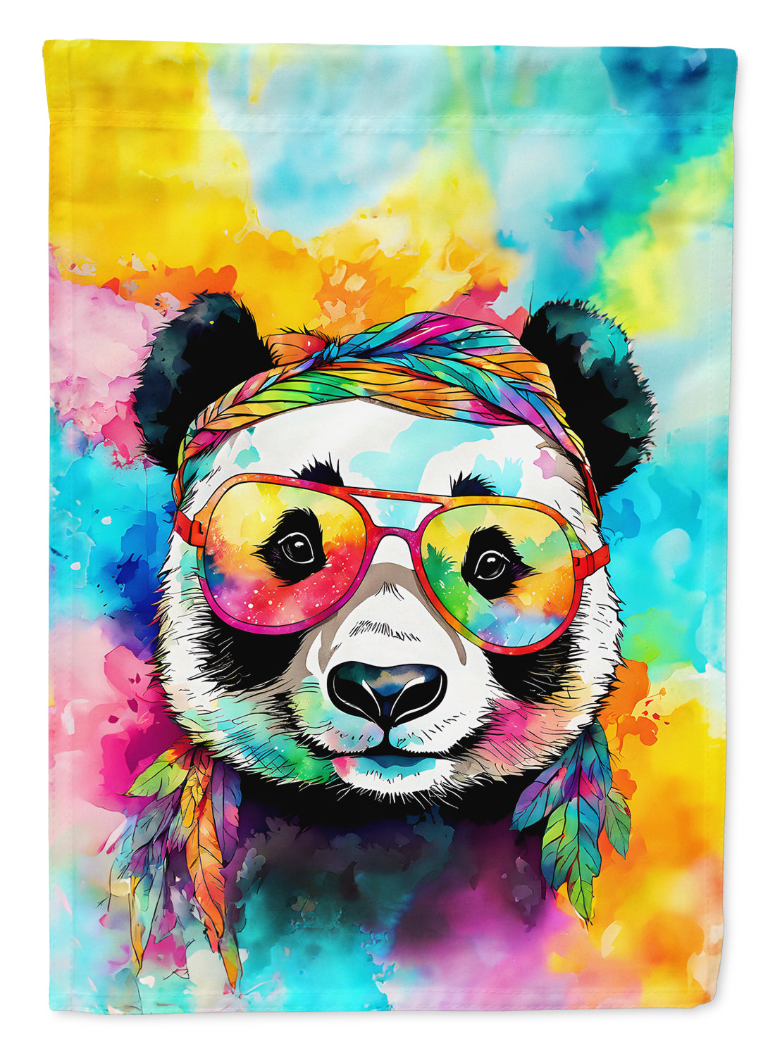 Buy this Hippie Animal Panda House Flag