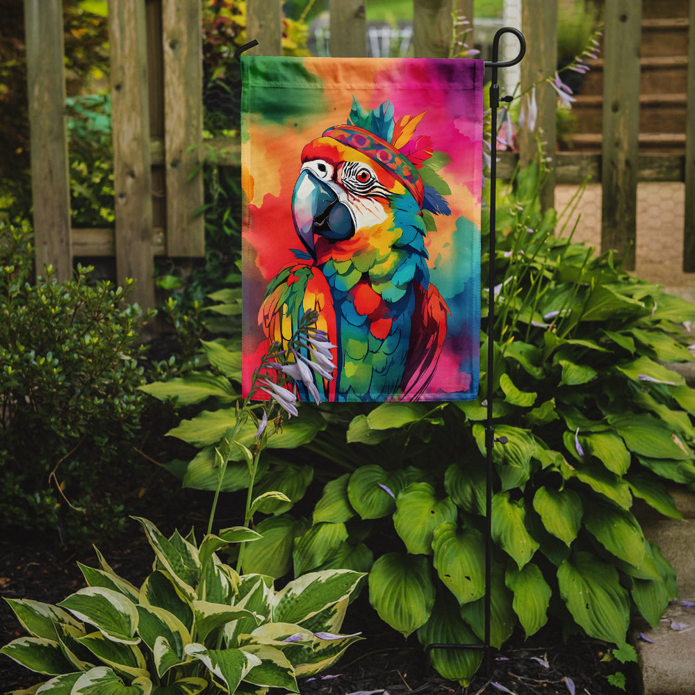 Hippie Animal Parrot Garden Flag