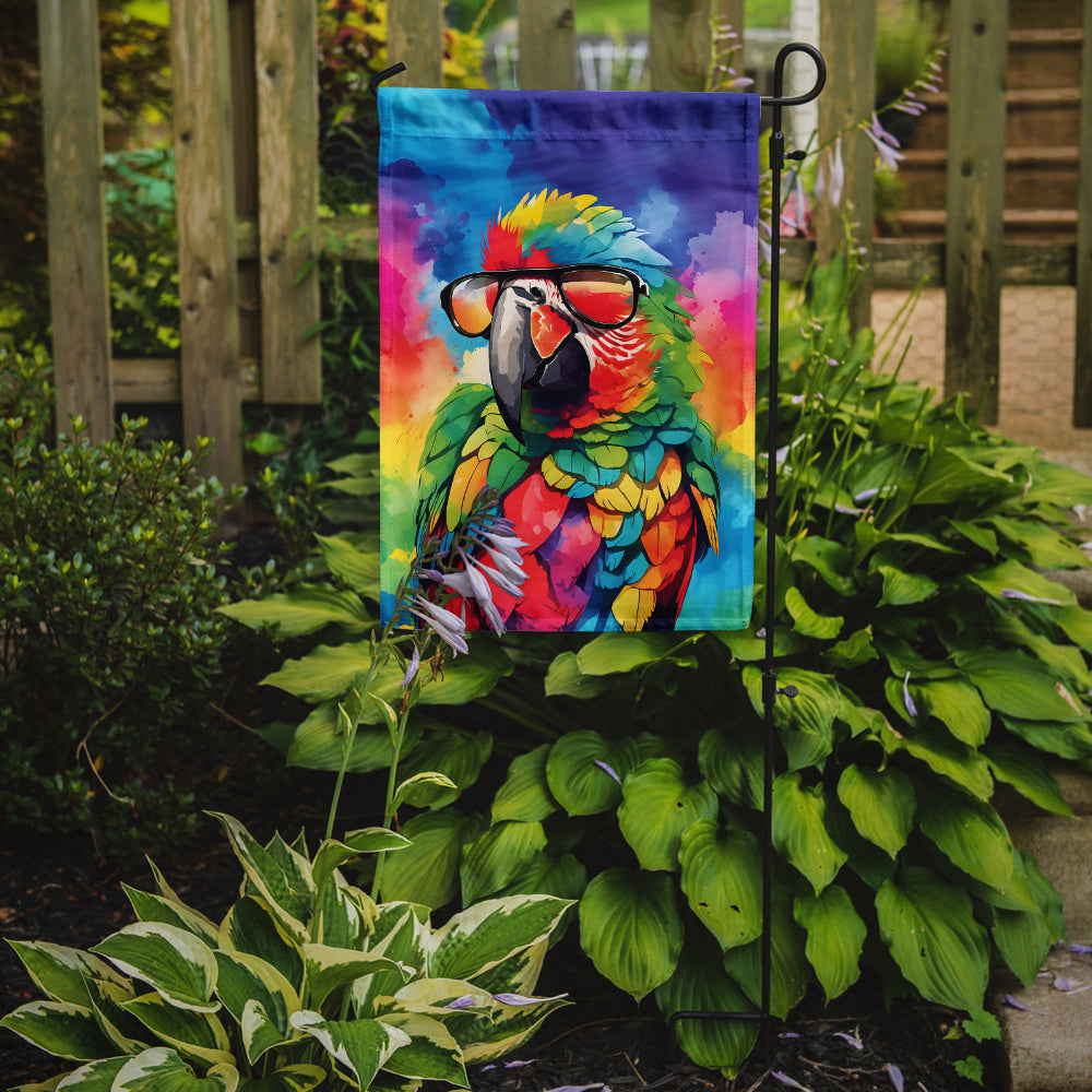 Hippie Animal Parrot Garden Flag