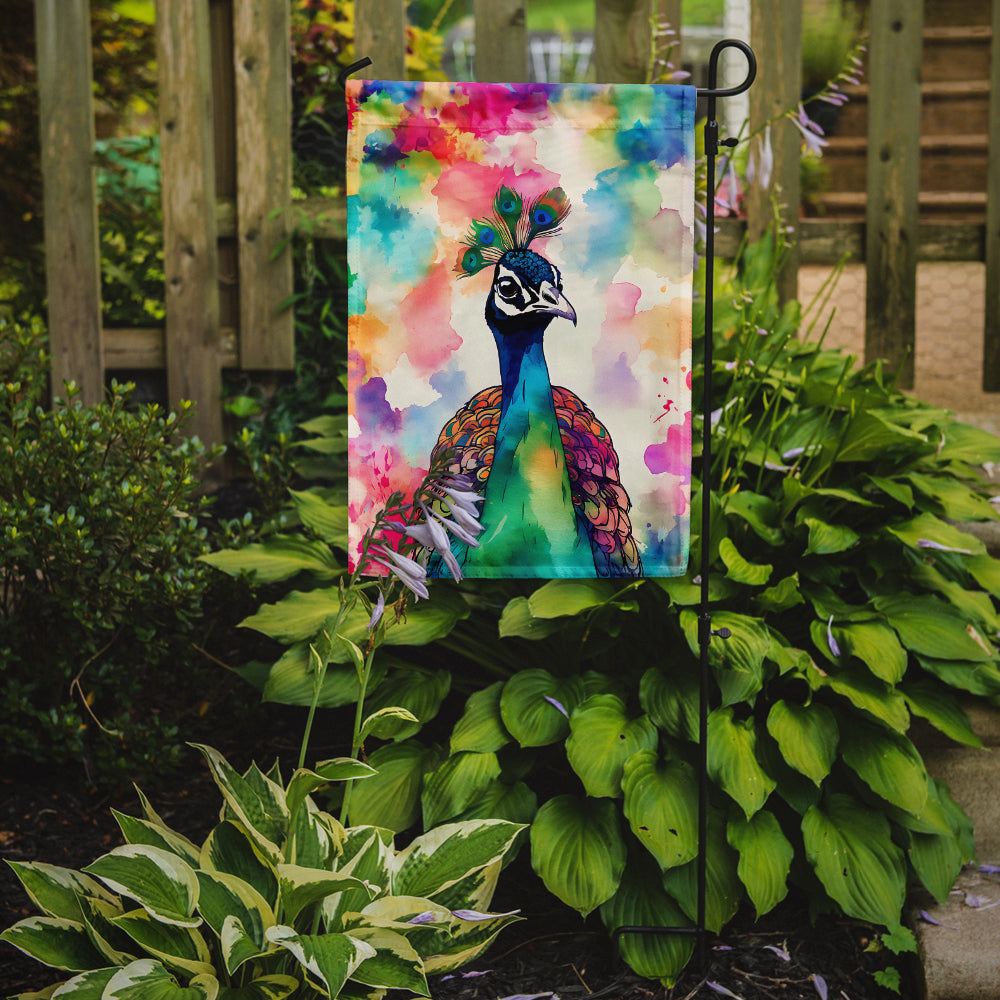 Hippie Animal Peacock Garden Flag