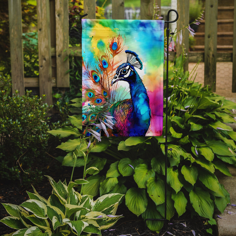 Hippie Animal Peacock Garden Flag