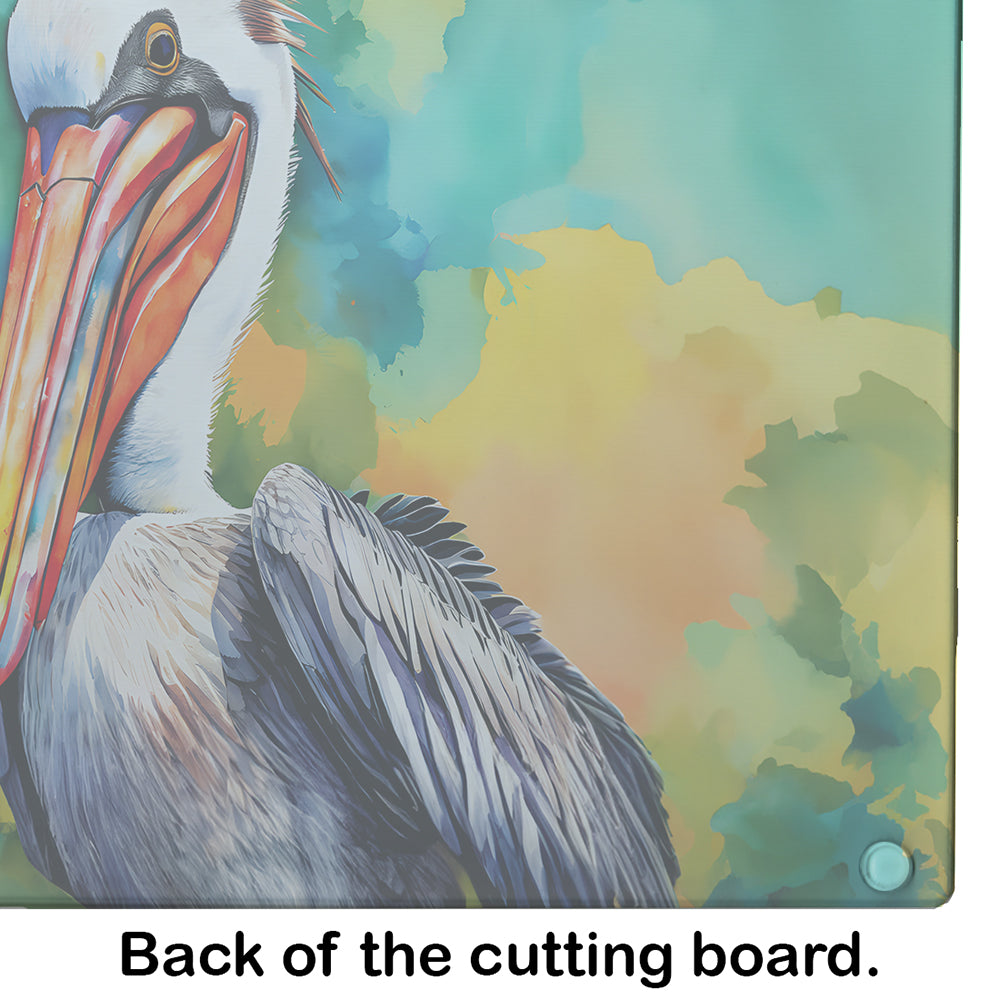 Hippie Animal Pelican Glass Cutting Board