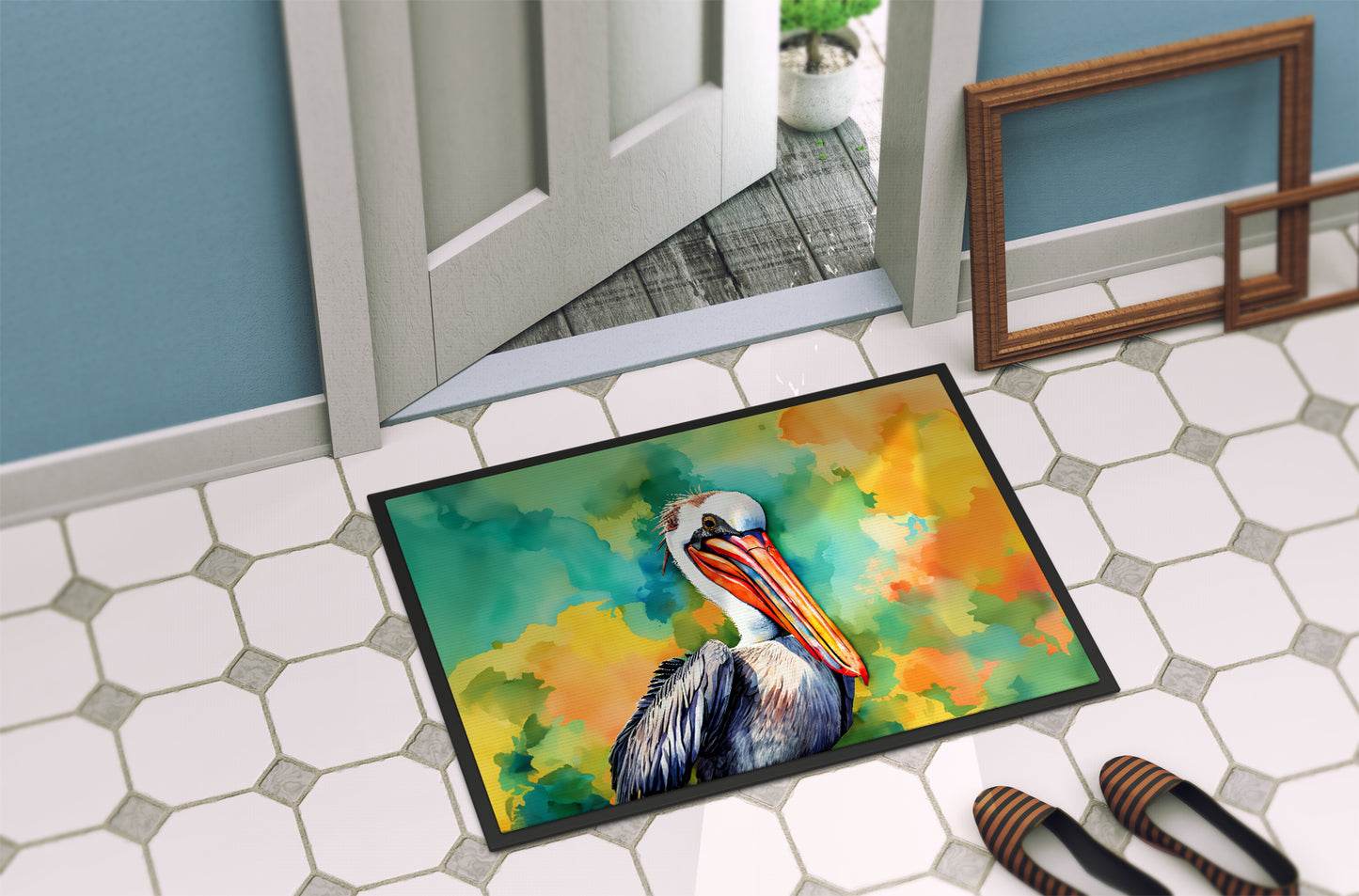 Hippie Animal Pelican Doormat