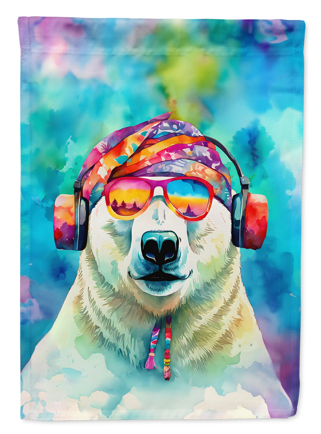 Buy this Hippie Animal Polar Bear Garden Flag