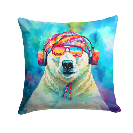 Buy this Hippie Animal Polar Bear Throw Pillow