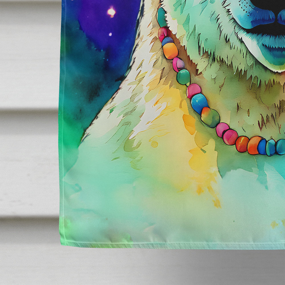 Hippie Animal Polar Bear House Flag