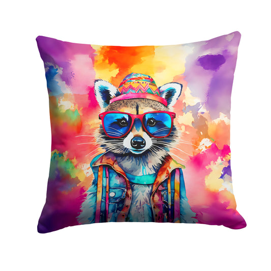 Buy this Hippie Animal Raccoon Throw Pillow