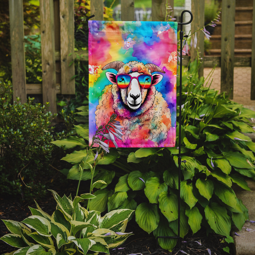 Hippie Animal Sheep Garden Flag