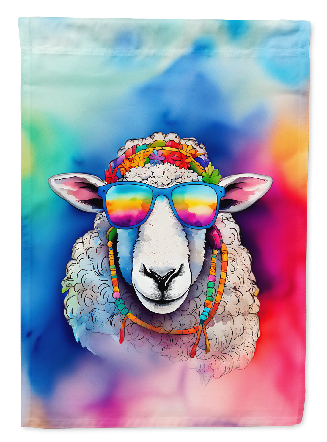 Buy this Hippie Animal Sheep Garden Flag