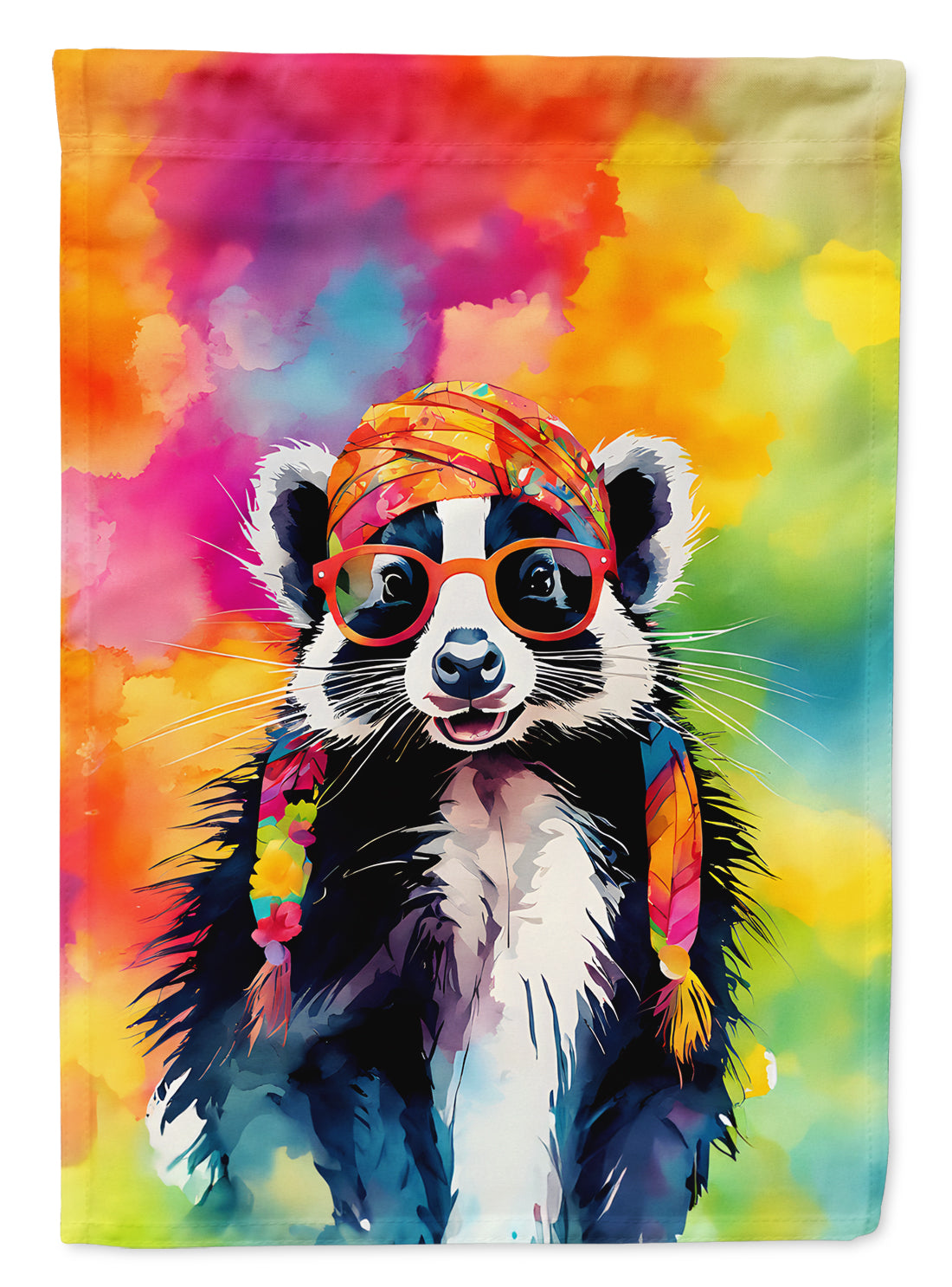 Buy this Hippie Animal Skunk Garden Flag