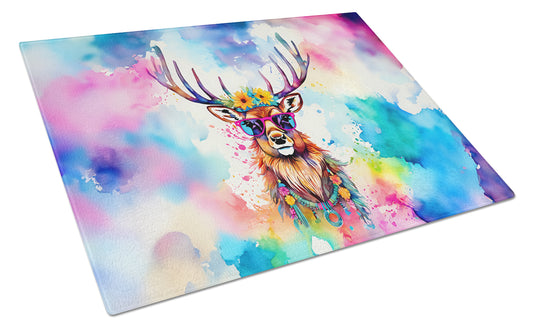 Buy this Hippie Animal Stag Deer Glass Cutting Board