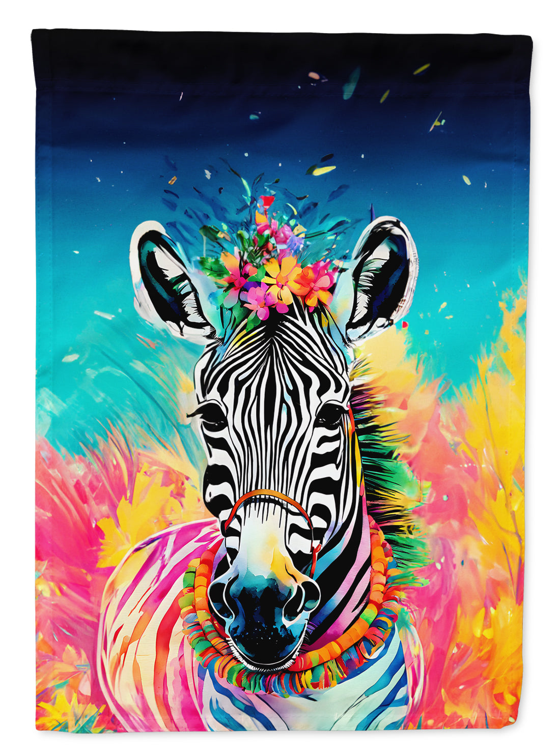 Buy this Hippie Animal Zebra House Flag