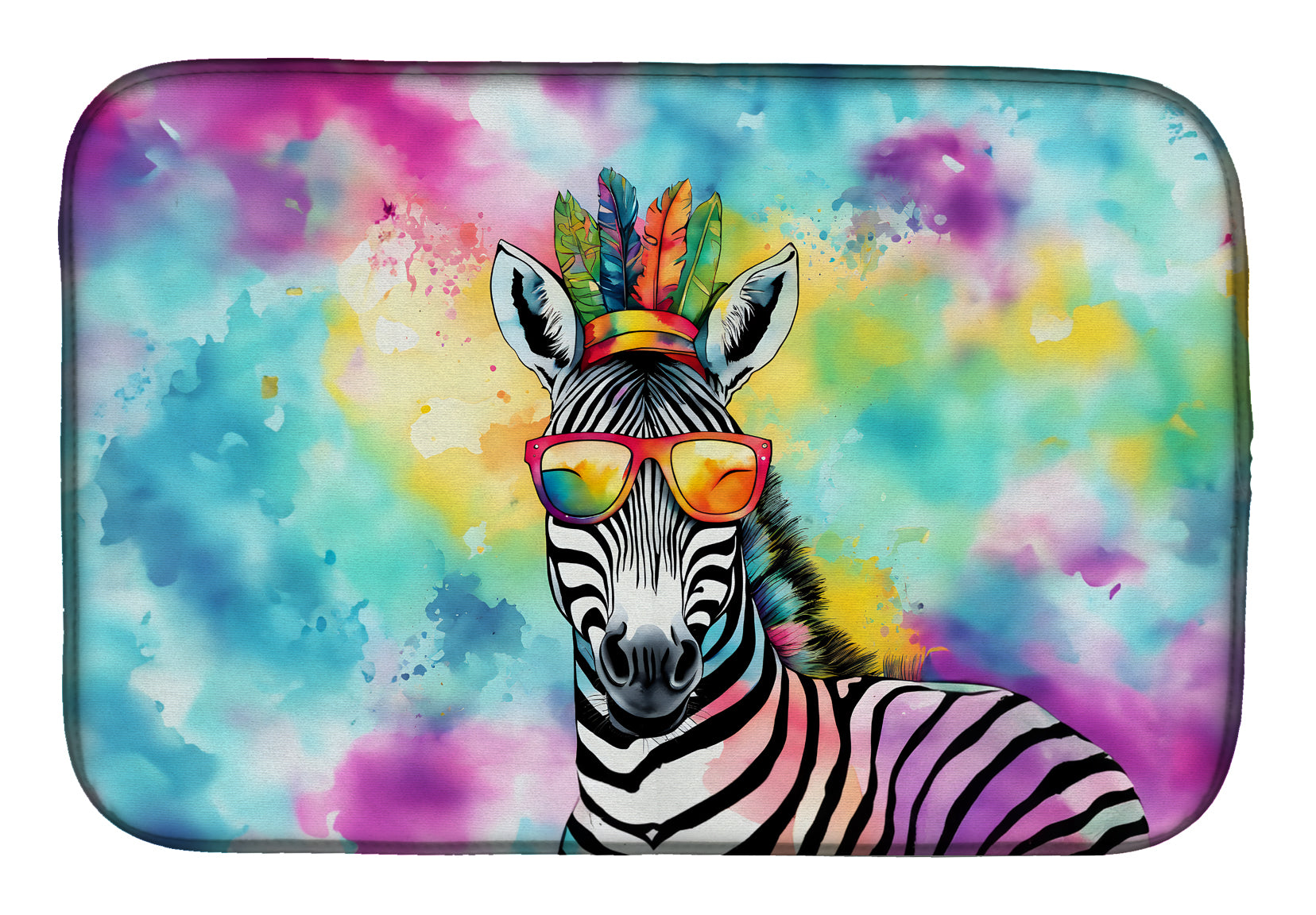 Buy this Hippie Animal Zebra Dish Drying Mat