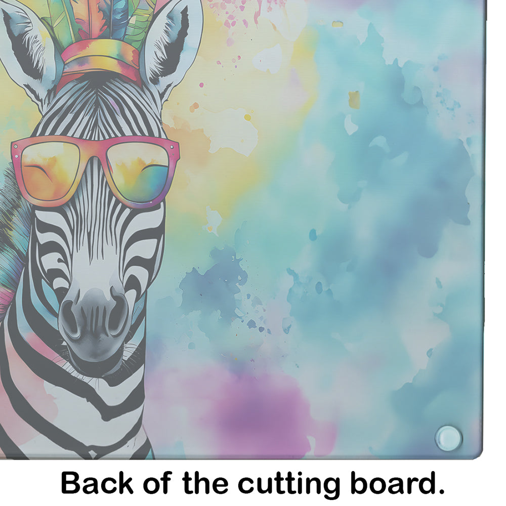 Hippie Animal Zebra Glass Cutting Board