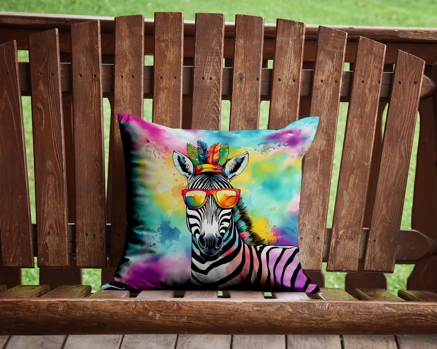 Hippie Animal Zebra Throw Pillow