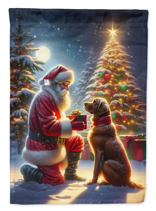 Buy this Chesapeake Bay Retriever and Santa Claus Garden Flag