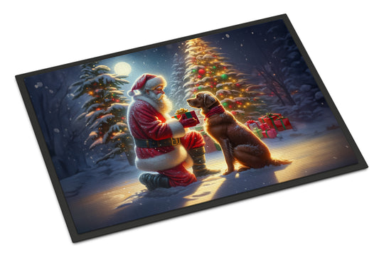 Buy this Chesapeake Bay Retriever and Santa Claus Doormat