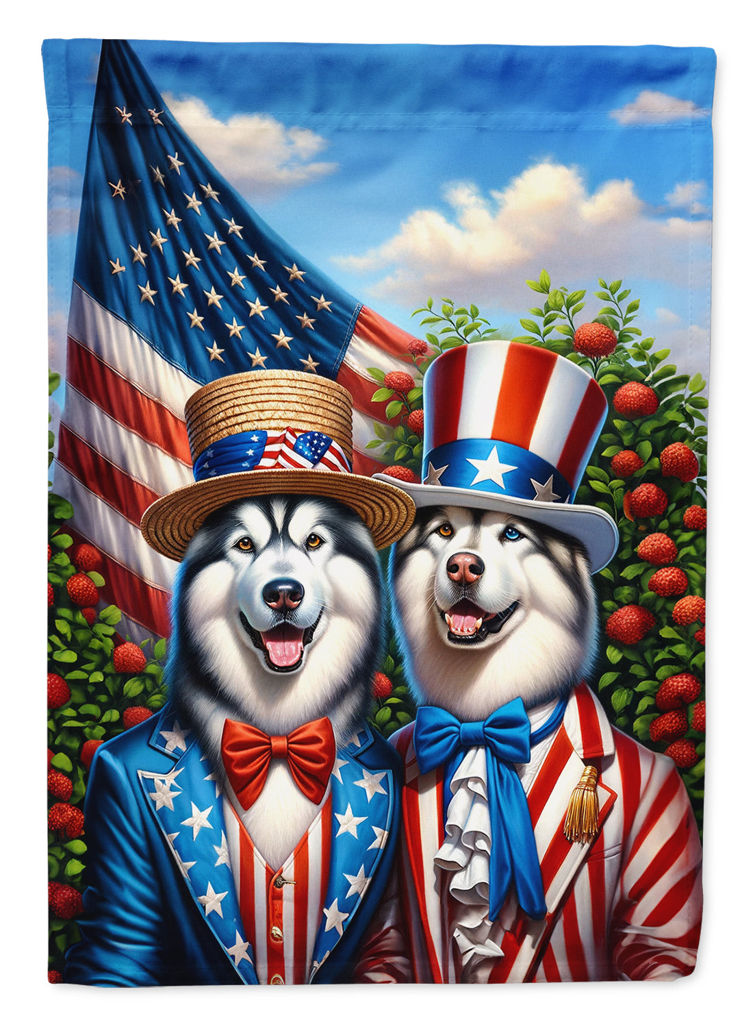 Buy this All American Alaskan Malamute House Flag