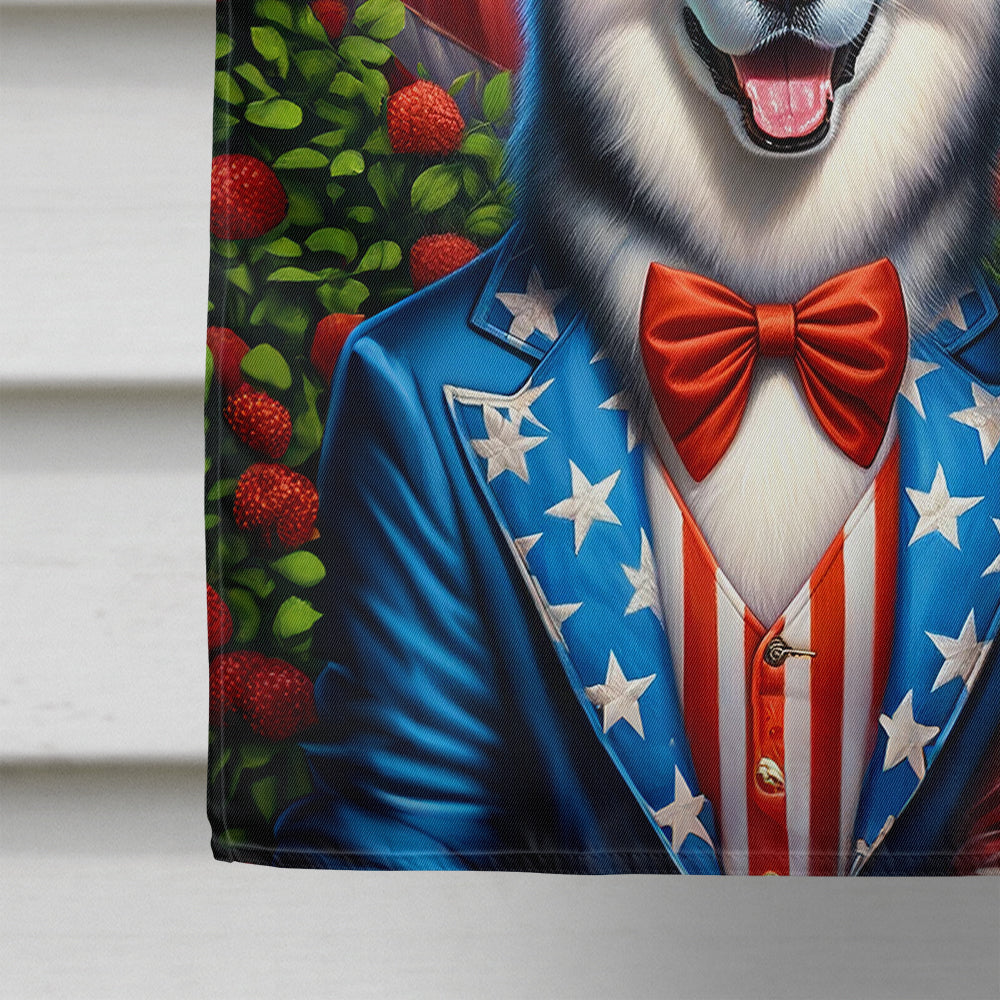 All American Alaskan Malamute House Flag