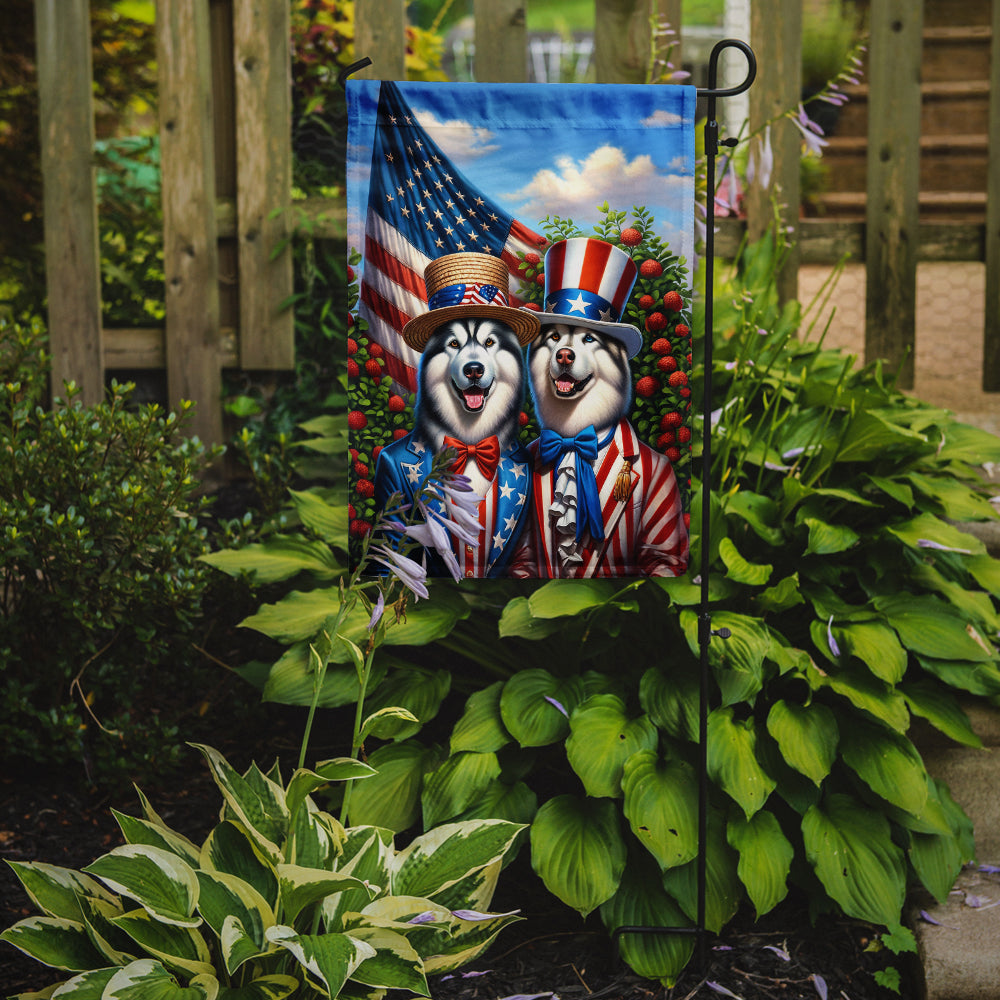 All American Alaskan Malamute Garden Flag