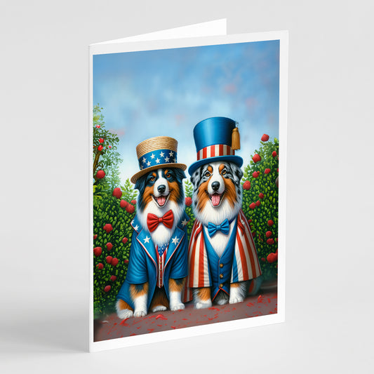 Buy this All American Australian Shepherd Greeting Cards Pack of 8