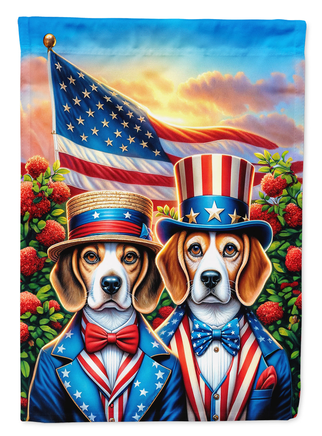 Buy this All American Beagle Garden Flag