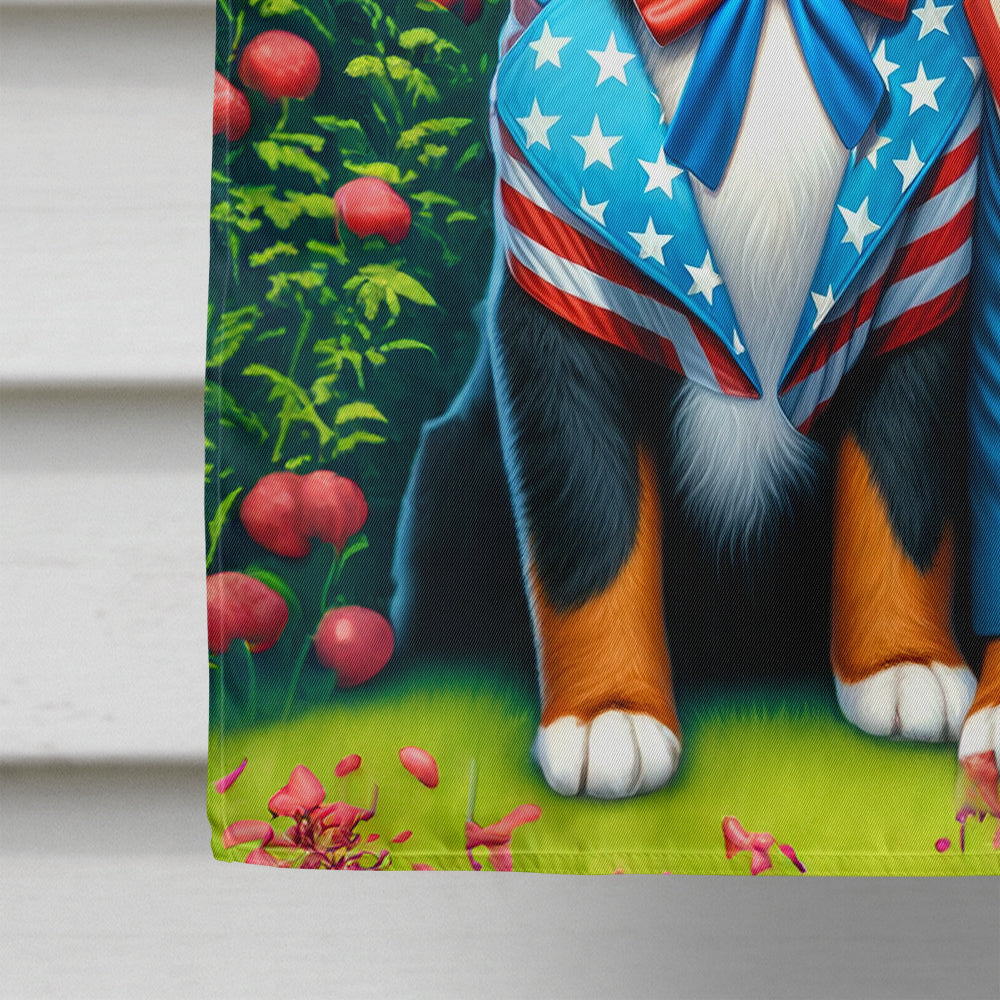 All American Bernese Mountain Dog House Flag