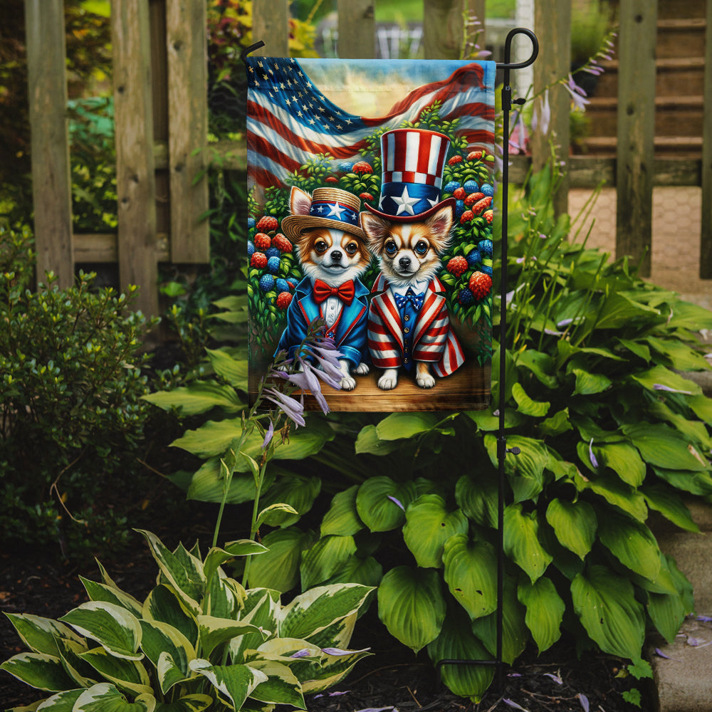 All American Chihuahua Garden Flag