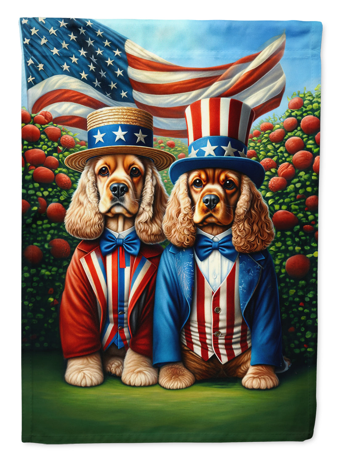 Buy this All American Cocker Spaniel House Flag